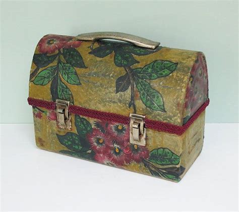 vintage lunch boxes, metal lunch box, upcycle 